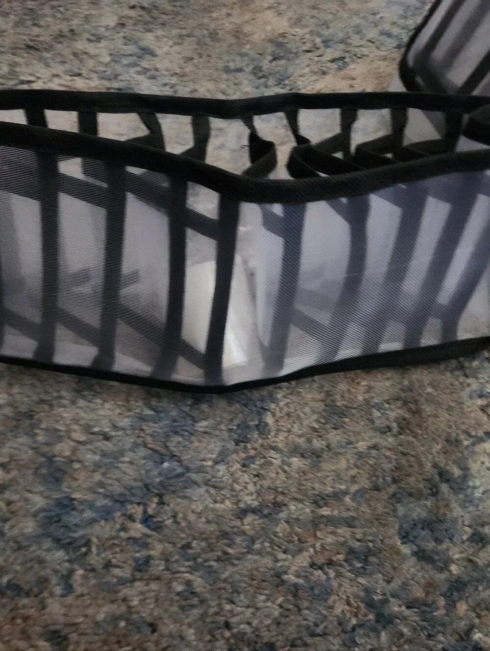 Set of 6 mesh drawer organizers